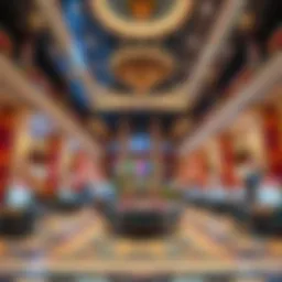 Elegant interior of a Malaysian casino showcasing luxurious design